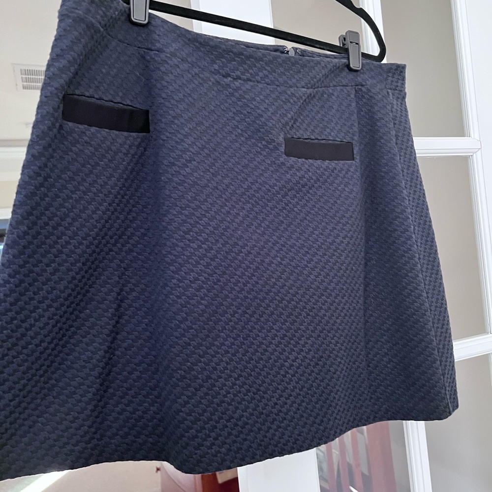 Halogen navy blue skirt